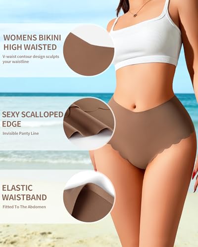 Seamless Underwear for Women High Waisted No Show Panties Ladies Sexy High... - Image 3