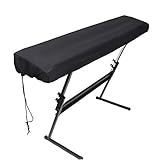 【Wild Fit】Piano keyboard cover measures 49L x 19W x 14H inches, fits for most brand 61 key digital piano nicely, such as Casio, Yamaha, Rock Jam, Alesis, Williams. 【Water&Dust Resistant】This keyboard dust cover made of high quality waterproof materia...