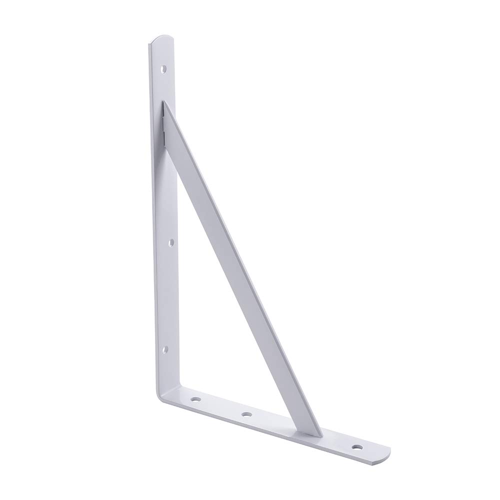 Buy HOME MASTER HARDWARE Heavy Duty Shelf Brackets 12 x 8 inch Metal Shelves L Supports 90