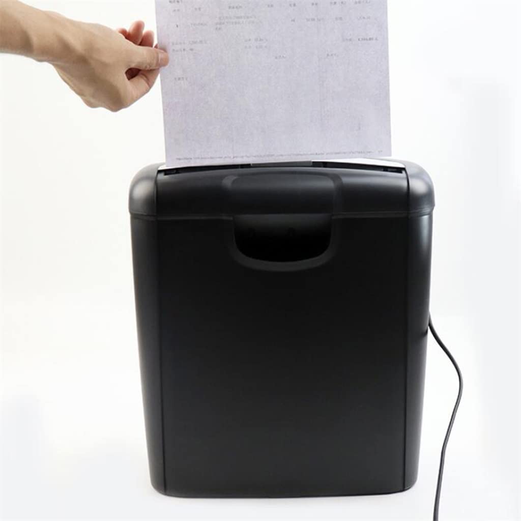 Trituradora de corte transversal Micro-corte Tarjeta de crédito Tarjeta bancaria Mini Trituradora electrónica silenciosa A4 Capacidad automática de 10L