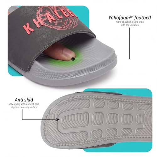 Image of YOHO Sliders for Women | Comfortable and Lightweight Slides | WB Cartoon & Comic Characters: Tom & Jerry, Big Bang Theory, Friends, Games of thrones and Wonder Woman Footwear for Girls