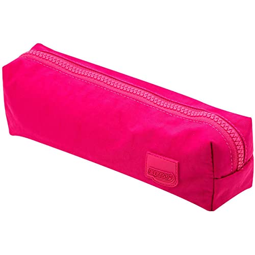 Estojo Nylon 1 Zíper Pink, BRW