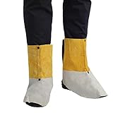 Satisfacción garantizada: si no estás 100% satisfecho con el protector de zapatos de soldadura QEES, no dudes en ponerte en contacto con nosotros para reembolso o reemplazo. ¡No se han formulado preguntas!