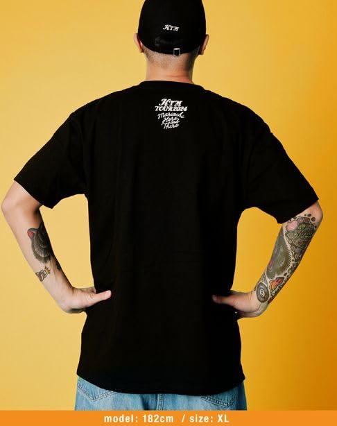 Amazon.co.jp: ケツメイシ KTM TOUR 2024 Cactus&Flower TEE/BLACK/T