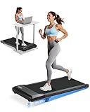 Superun Walking Pad,6% Manual Incline Walking Pad Treadmill,Under Desk Treadmill for Home Office, with App & Remote,2.5HP Quiet,LED Display,300 lbs Capacity