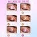 Hegafoo Crystal Jelly Glaze Eyeshadow Stick: Long Lasting Glitter Eye Shadow - Lightweight Highlighter Stick - Shimmering Skin Makeup for Eye, Body, Lip and Leg (02 Starlit Silver)