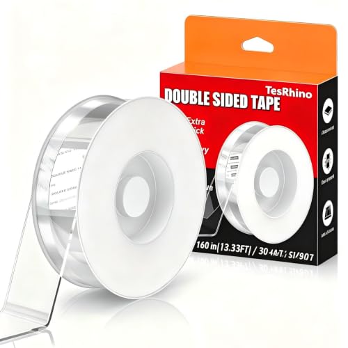 Extra Large Double Sided Tape Heavy Duty, 1.18 Inch x 160 Inch