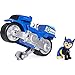 Paw Patrol Moto Pups Chases Motorrad mit Spielfigur, Fahrzeug mit Rückzugs- und Wheelie-Funktion, ab 3 Jahren, Basis Fahrzeug (Basic Vehicle)