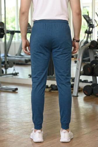Image of Anand Men's Athletic Pants Running Workout Joggers Lightweight Gym Jogging Track Casual Trackpants with Pockets -AI IST TP221 XXL Royal Blue