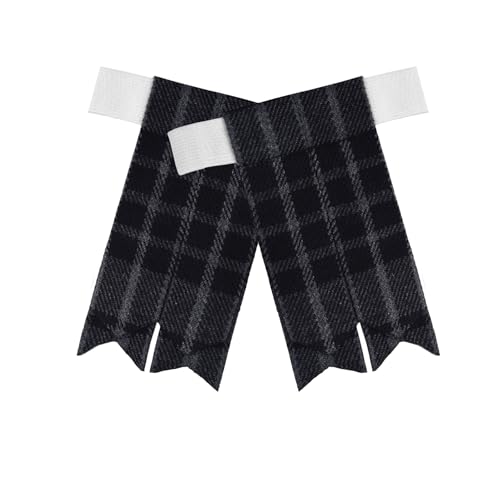 Image of Scottish Tartan Kilt Flashes with Elastic Adjusters