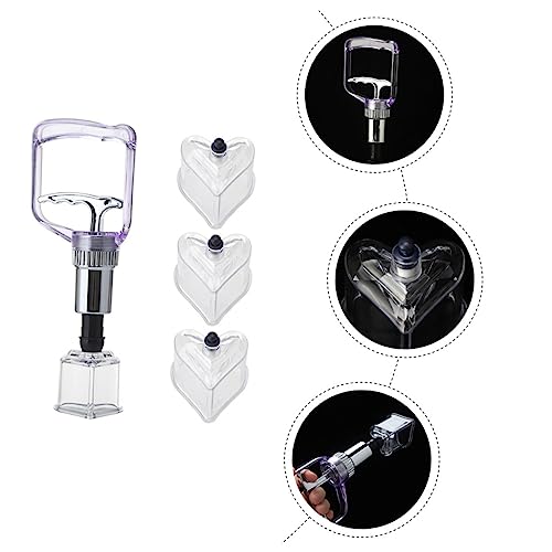 Set de terapia de ventosas FOMIYES, 1 unidad, ventosas de masaje con bomba de succión manual, material PC miniatura 7