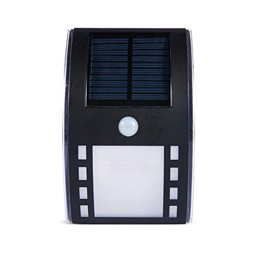 ATR Solar Outdoor Super Bright Human Body Induction Wall Lamp Home Led Stainless Steel Garden Wall Lamp New Rural Street Lamp,B,light