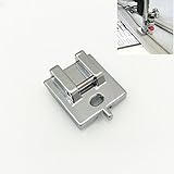 Calcador/Sapata de Metal para Zíper invisível com Guia P/máquina doméstica- 601ZN