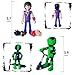 Figures Based on Ben 10 Action Figures - Set of 10 Toys [Ben Tennyson, Armored Shock Rock, Four Arms, Heatblast, XLR8, Hot Shot, Diamind Head, Overflow]