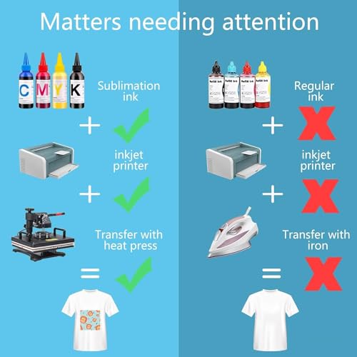Image of HTVRONT Sublimation Paper 8.5 x 11 Inches - 150 Sheets 105g Excellent Ink Release Sublimation Transfer Paper for Tumblers, Mugs, T-Shirts (Pack of 2)