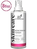 8 Ounces Art Naturals Tónico De Agua De Rosas Y Hamamelis 236,5 ml. Tratamiento Natural Antienvejecimiento Y Para Minimizar Los Poros. Enriquecido Con Aloe Vera Para Hidratar El Rostro. Todo Tipo De Pieles.