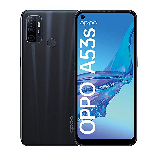 A53s Smartphone, 90 Hz 6,5 Zoll Display, 5000 mAh Akku + 18W Schnellladen, 13 MP Dreifachkamera, 128 GB Speicher, Electric Black – Deutsche