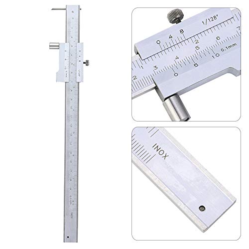 Calibrador paralelo cruzado acero inoxidable 0-200mm miniatura 5