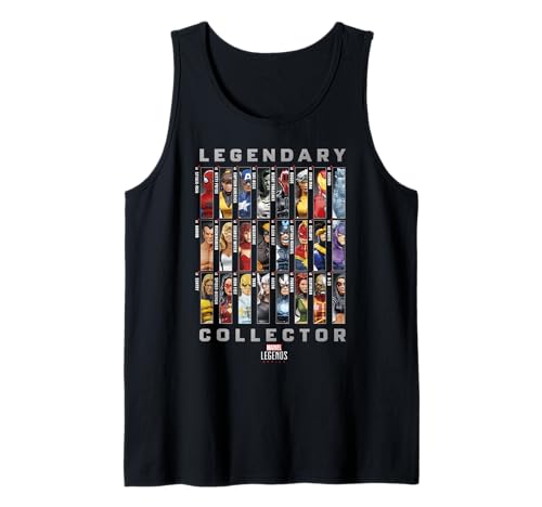 Marvel Legends Tank Top camiseta de tirantes con lista de coleccionista para fans