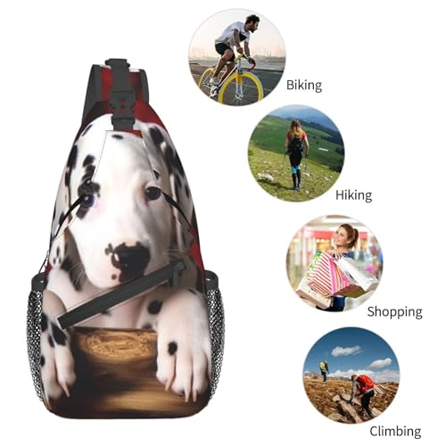 Bolso cruzado para hombre mochila bandolera deportiva negro miniatura 6