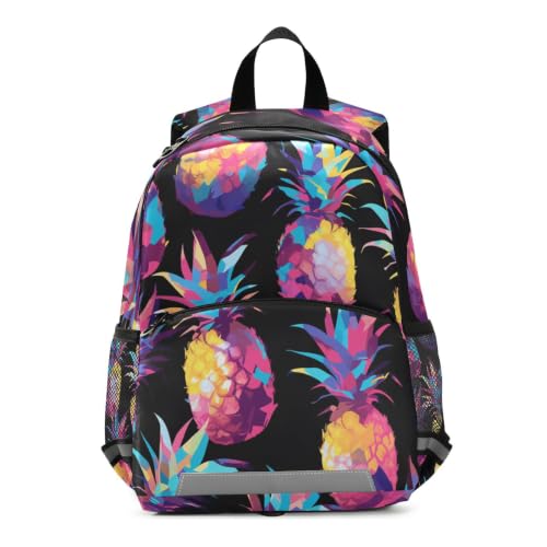 Cartable enfants ananas aquarelle aux finitions soignées et durables