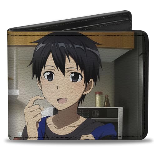 Sword Art Online portefeuille bi-fold Asuna Kirito en simili cuir pour fan