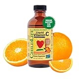 CHILDLIFE ESSENTIALS Liquid Vitamin C for Infants, Toddlers & Kid- Immune Support, All-Natural, Gluten-Free, Allergen Free, Non-GMO, High in Antioxidants - Orange Flavor, 4 Oz Bottle