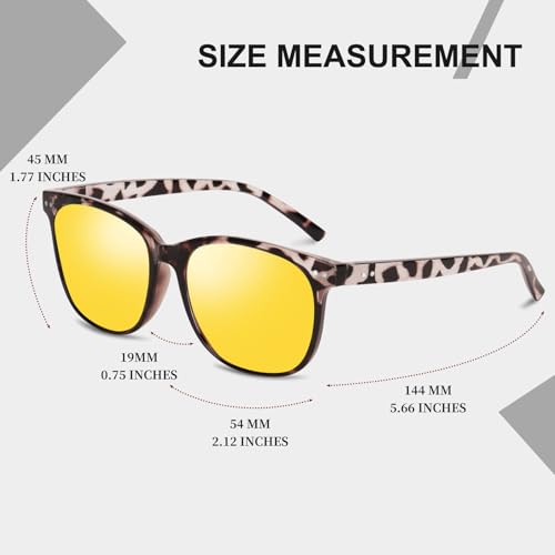 Image of HAOLOTA Polarized Sunglasses Men Women Designer Driving glasses Lightweight UV400 Protection