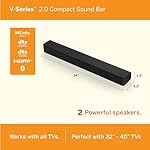 VIZIO V-Series 2.0 Compact Sound Bar with Dolby Audio, DTS:X, Bluetooth V20x-J8 - Image 2