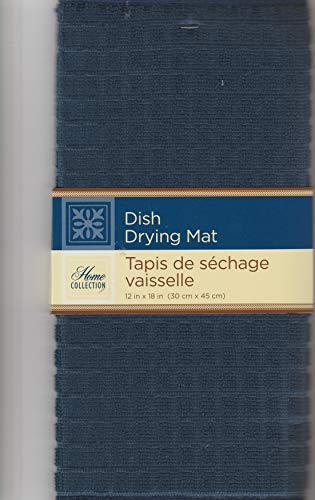 Dish Drying Kitchen Dish Drying Mat Blue Microfiber