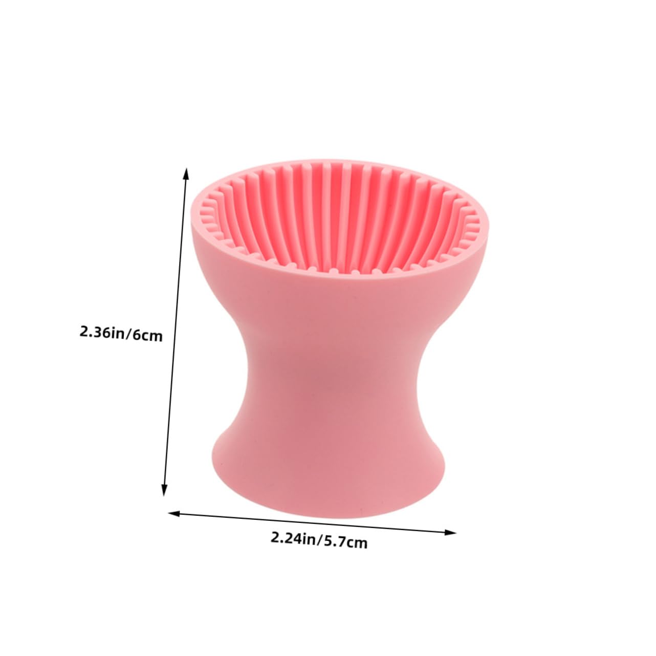 VALICLUD 2PCS Portable Silicone Makeup Brush Cleaner Cup Efficient Travel Tool for Thoroughly Cleaning and Storing Cosmetic Brushes Compact Design for
