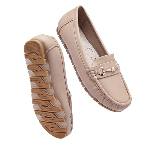 Image of Women's Loafers Casual Slip on Flat Shoes Womens Penny Loafers Moccasions Comfort Dressy Work Shoes