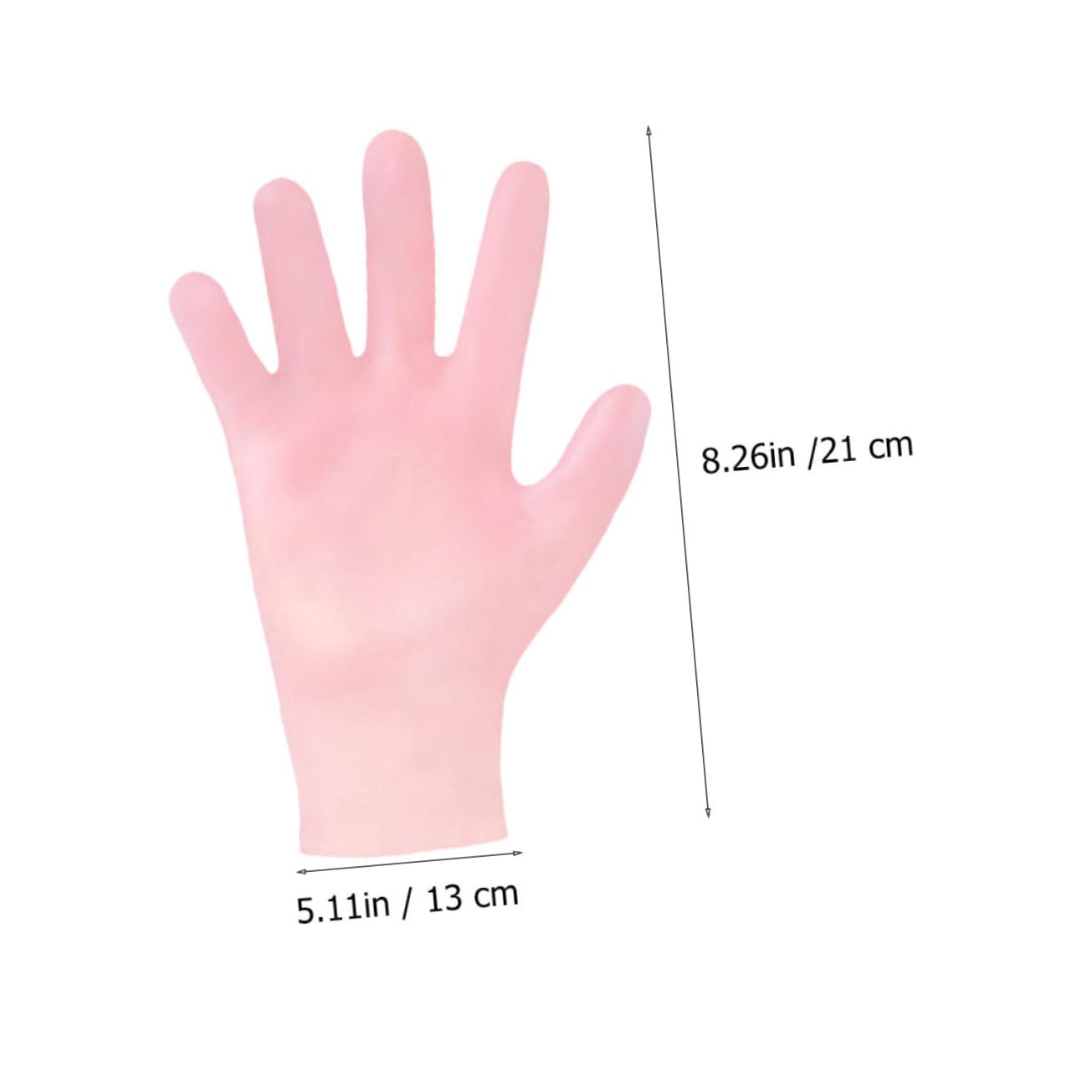 Healeved 2 Pairs Moisturizing Gloves for Women Exfoliating Glove Dry Skin Care Hand Whitening Treatment Pink Comfortable Glove Set