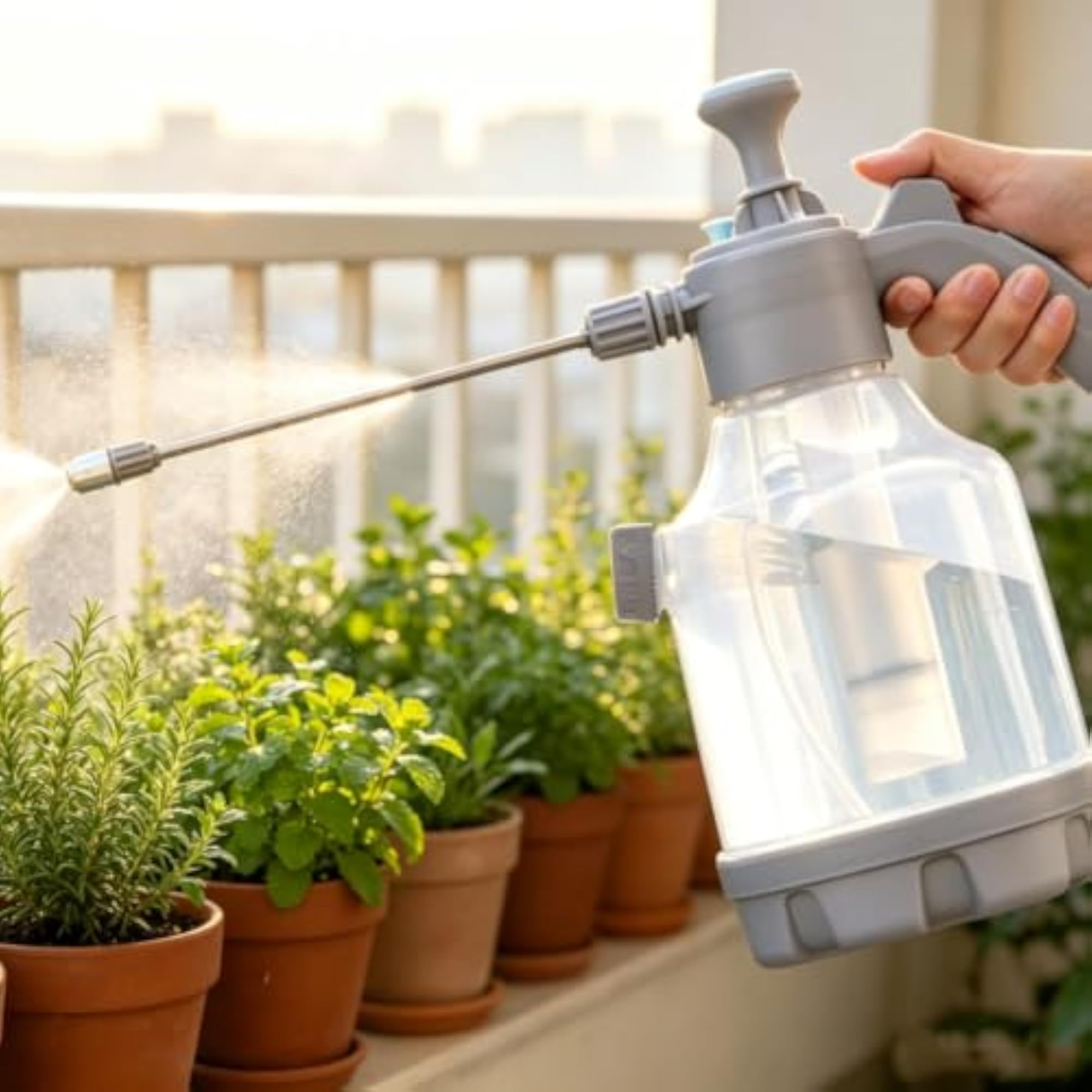 Translucent Spray Bottle Body Transparent Bottle with Measuring Scale