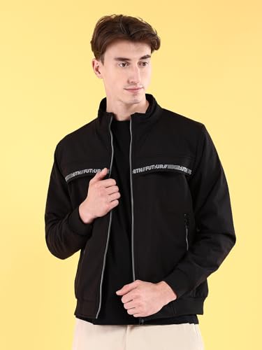 Image of The Indian Garage Co Men Placement Printed Bomber Jacket