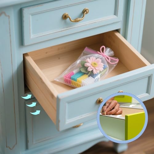 Image of 2 Rolls Low Friction Tapes White Low Friction Drawer Slide Tape Abrasion Resistant Surface Protection Tapes Feet Drawer Slide Tape 1 /2 Inch x 33 Feet for Wood Cabinet Curtain Furniture