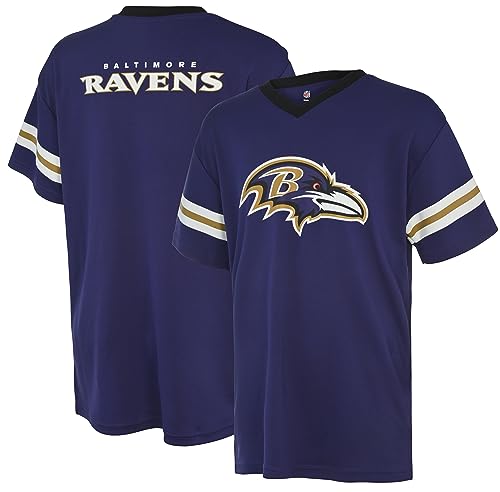 Outerstuff NFL Kids Youth 4-20 Official Game Day Team Jersey - Regular Baltimore Ravens - Purple