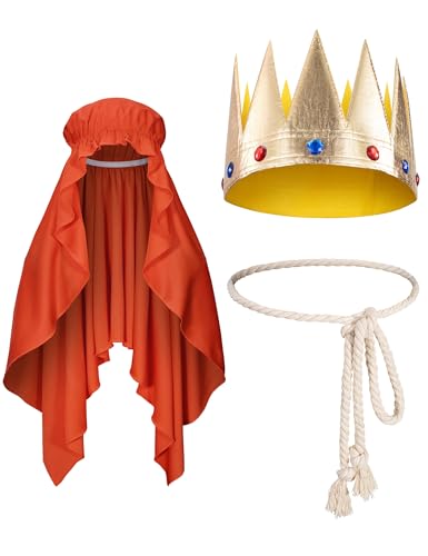 Disfraz Completo Tres Reyes Magos Para Niños 6-7 Años miniatura 7