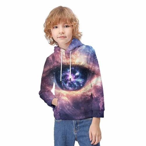 Sweat à capuche Galactic Gaze pull confortable et résistant pour adolescent de 14 ans