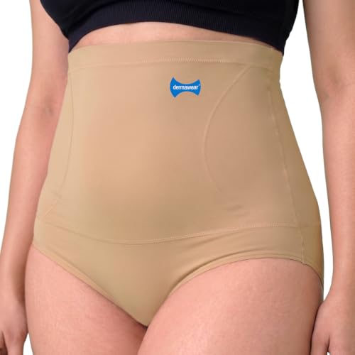 Image of dermawear Women Cotton Blended Mini Corset 9 Inch High Waist Abdomen Shapwear Panty
