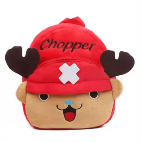 Mochila Bolsa Escolar Pelúcia Infantil Criança Chopper