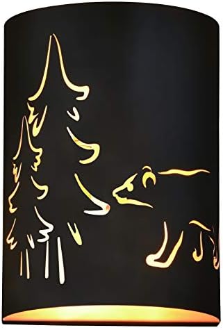 Katmai 2L Wall Sconce Noble Bronze and Inner Brass Gold