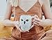 Silver Buffalo Harry Potter Hogwarts House Crest Sculpted Owl Handle Coffee Ceramic Mug, 20 Ounces White
