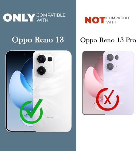 Image of Jkobi Back Case Cover for Oppo Reno13 5G | Oppo Reno 13 5G (Shockproof with Polycarbonate Clear Panel | Professional Black)
