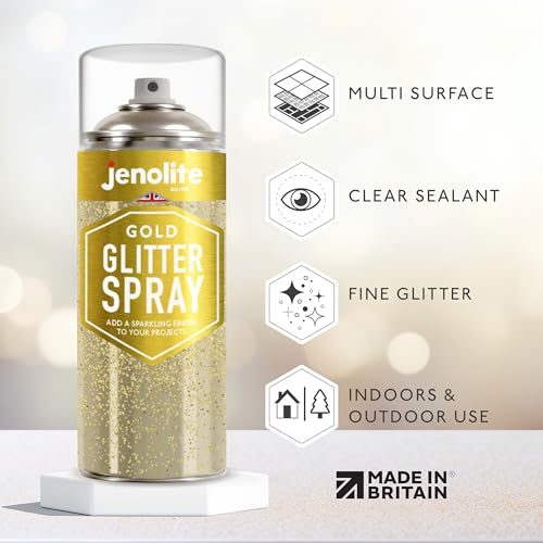 JENOLITE Sigillante trasparente spray glitterato |...