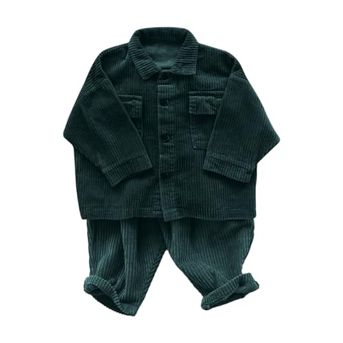 Kids Winter Jacket Boys Girl Heavy Cargo Top Cardigan Simple Corduroy Coatt For 3 To 24 Months Kids Jackets Boys