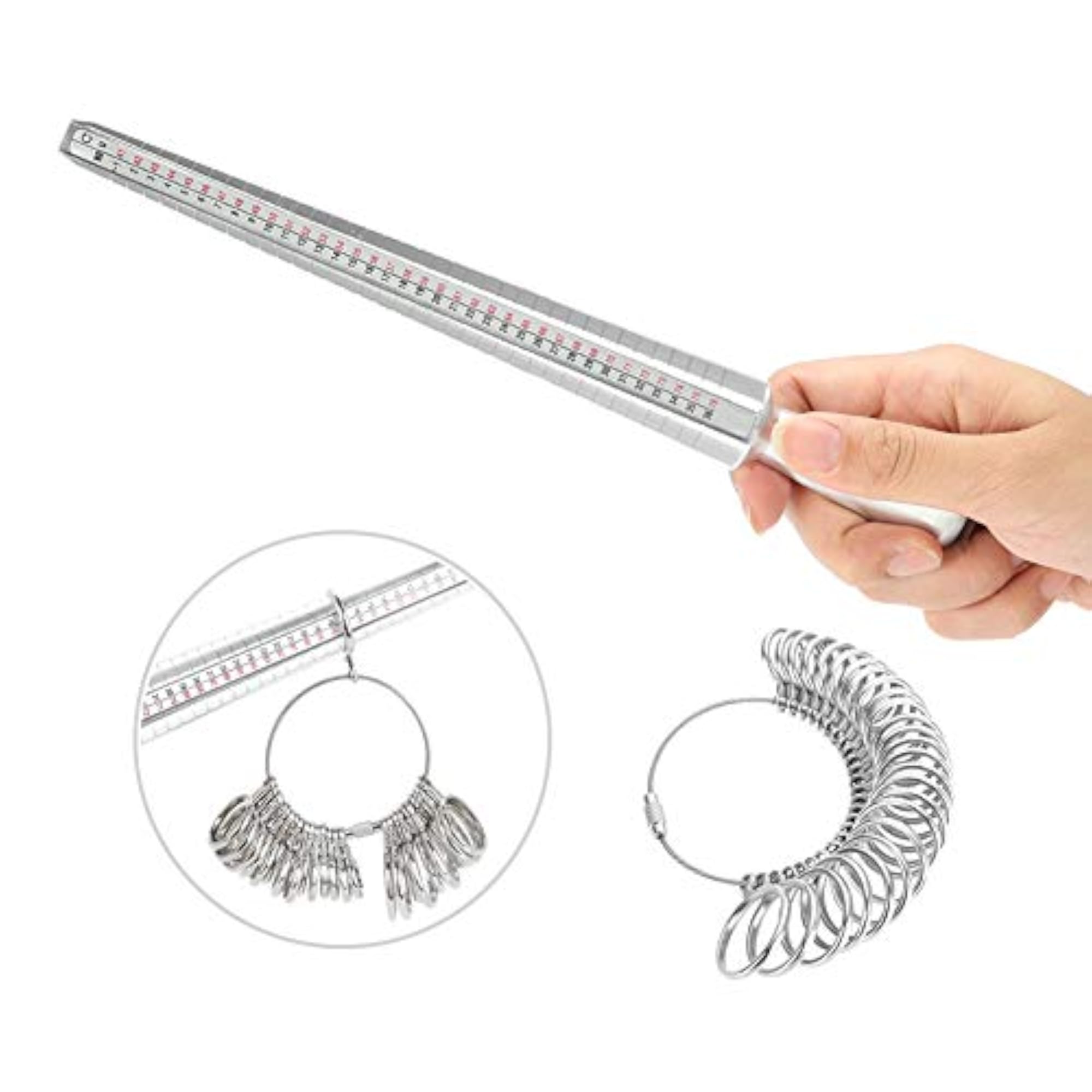 UK Size Ring Making Kit with Lightweight Ring Mandrel
