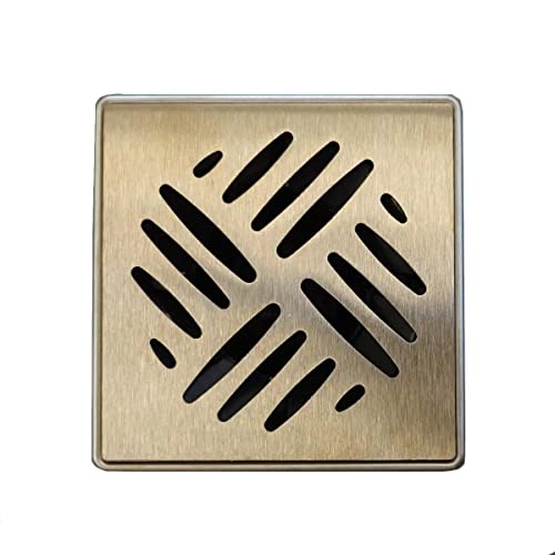 Dakar Drain Grate Brushed Nickel miniatura 1