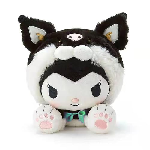 クロミちゃん ぬいぐるみ 大きい 柴犬 クロミ くろみ 可愛い グッズ 抱き枕 キャラクター 約45cm 誕生日 プレゼント (A)