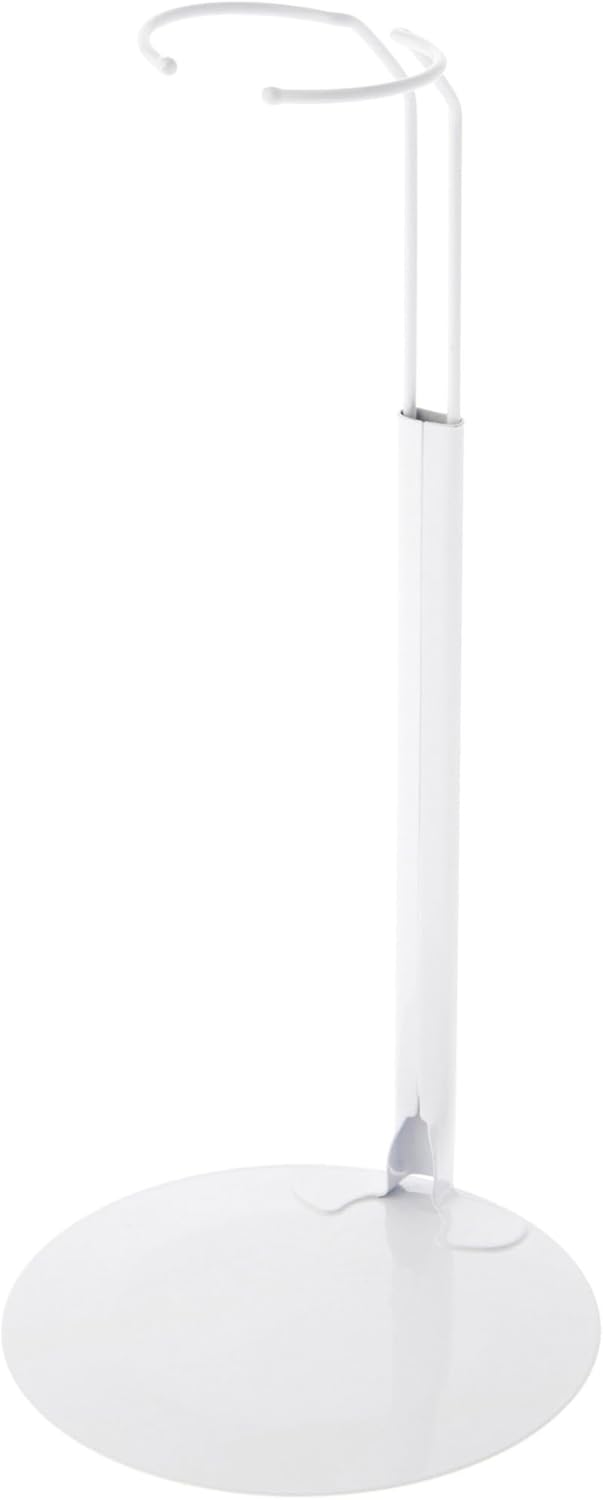 Plymor DSP-10B Black Adjustable Doll Stand, fits 16, 17, 18, 19, 20, 21, 22, 23, and 24 inch Dolls or Action Figures, Waist is 2.5" - 3.5" wide, 7" - 9" around, Pack of 2